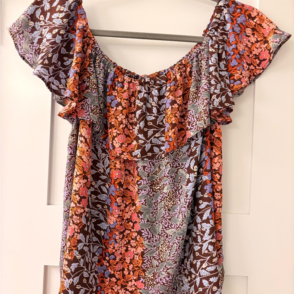 Maeve Floral Off-Shoulder Top